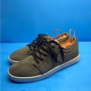 Supra Mens Size 10.5 Sneaker Gray Lace-Up Terry Kennedy Skateboard Shoes Casual